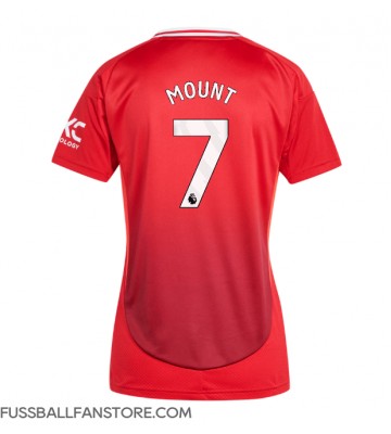 Manchester United Mason Mount #7 Replik Heimtrikot Damen 2024-25 Kurzarm